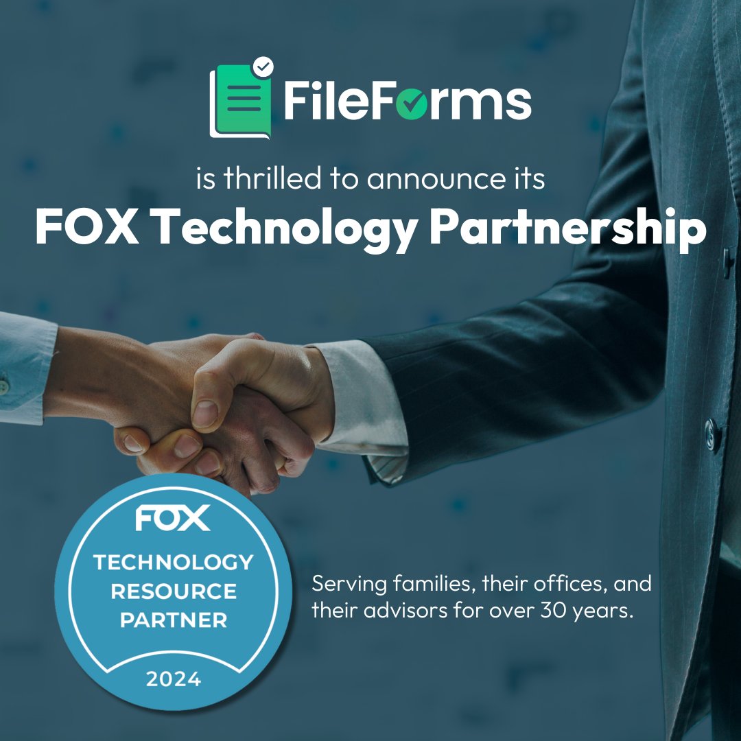 File_forms's tweet image. #FileForms is thrilled to announce its #FOXTechnologyPartnership! 🤝 FileForms offers family offices and other private institutions the assistance and resources they need to ensure their #compliance with the #CTA. Explore FileForms today: bit.ly/3OPXQ53