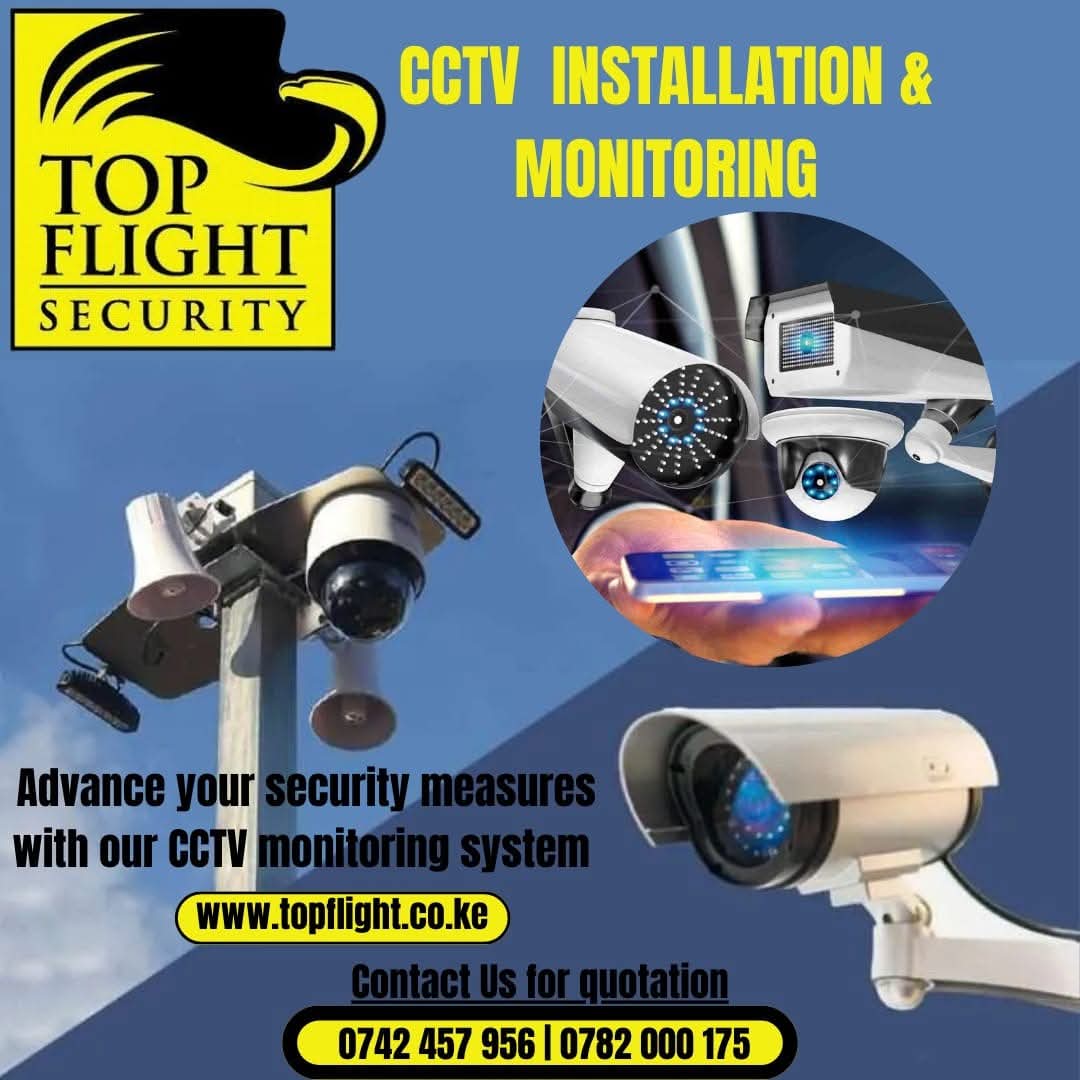 TopFlight_Sec's tweet photo. Upgrade your security with our alarm monitoring system which offers comprehensive surveillance on a real time basis with records accessible on your personal gadget anywhere, anytime.

Contact Us and let's get started;
📞0742 457 956/0782 000 175
#topflightsecurity #cctvmonitoring https://t.co/ga7QagOkZz