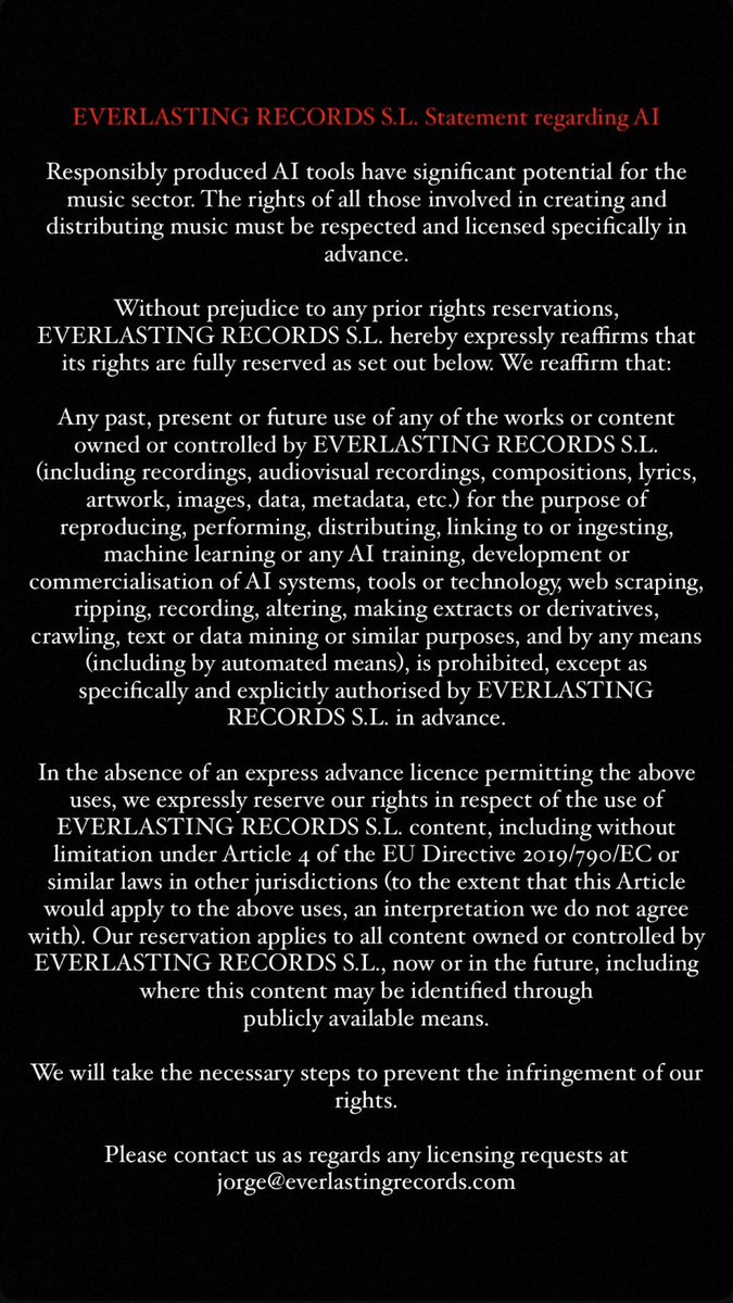 Everlasting Records tweet media