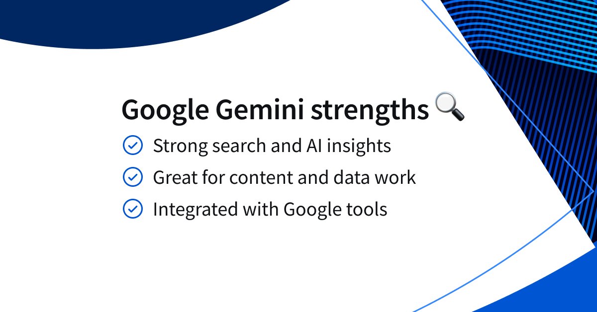 coursera's tweet photo. Microsoft Copilot vs. Google Gemini: Which AI tool is right for you? 🤖💻 

These powerful tools are transforming the world we live in, and understanding their differences can help you choose the best fit for your needs. Swipe through to learn more! 

For an overview of Gemini, consider Google Cloud’s Introduction to Gemini for Google Workspace. https://t.co/VGhay5YFZd

If you want to expand your knowledge of Copilot, look into Microsoft Copilot: Your Everyday AI Companion Specialization. https://t.co/j2XdRK3weK

#AI #Technology #MicrosoftCopilot #GoogleGemini #TechTrends #Coursera