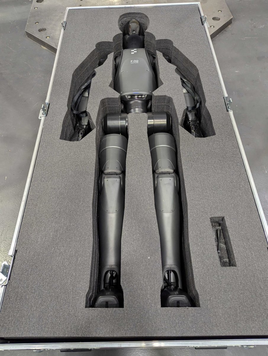 adcock_brett's tweet image. It’s official: F.02 humanoid robots have arrived at our commercial customer

The robots are connecting to the network and performing pre-checks this morning

Our time from filing the C-Corp to shipping commercially was 31 months