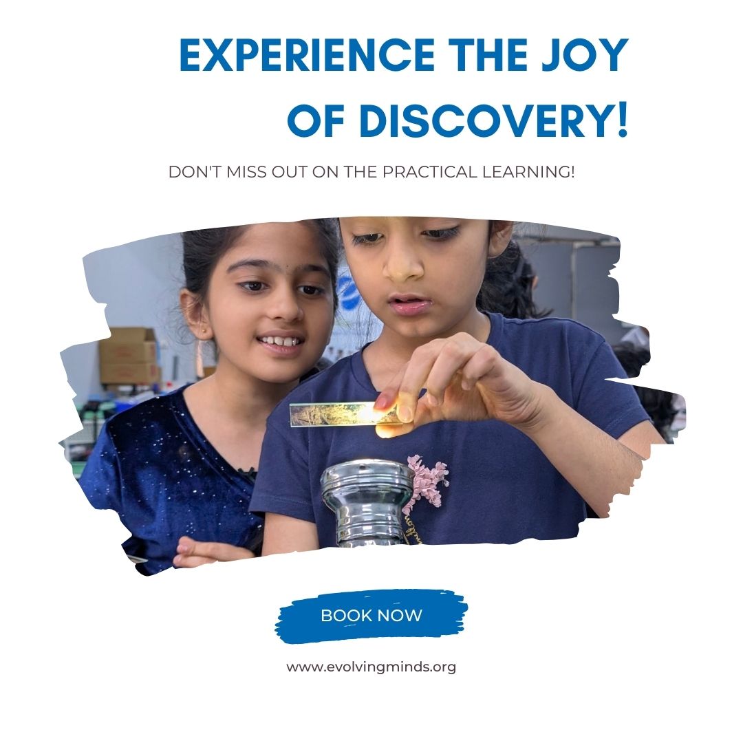 evolvingmindsIN's tweet photo. Join our 5-day Science Winter Camp and watch your child discover science through hands-on exploration! They’ll understand concepts, learn to question, reason, and even build their own functional models. Our mentors focus on guiding discovery rather than just explaining! https://t.co/xpzWtZUOe9