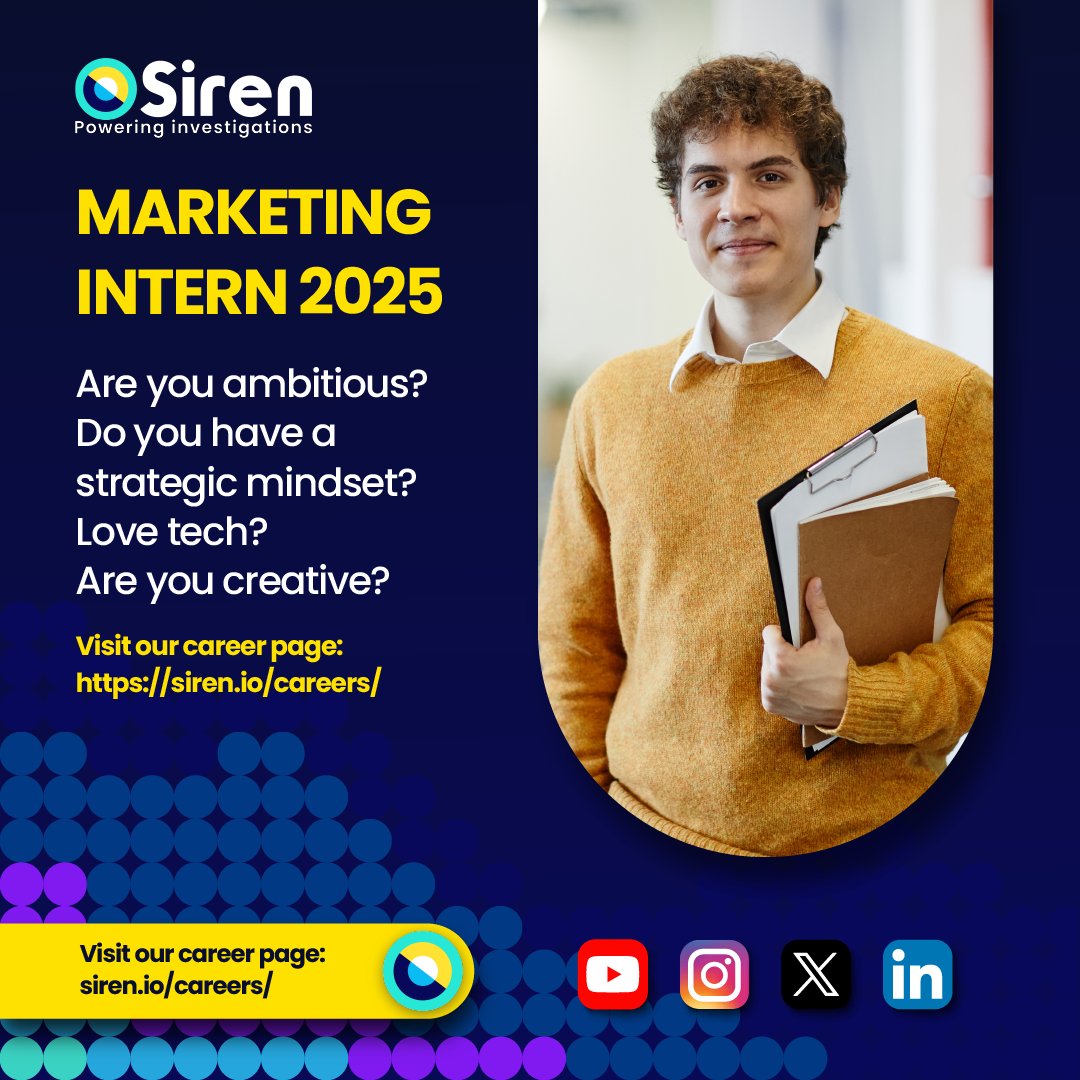 🚀 Are you ambitious, love marketing, have great business acumen and a strategic mindset? The Siren #JobFairy is looking for a Marketing Intern excited to learn about web publishing, social media and #Hubspot 👉 hubs.ly/Q02_NyL90 
#GalwayIntern #Marketing #ScaleUp #SaaS