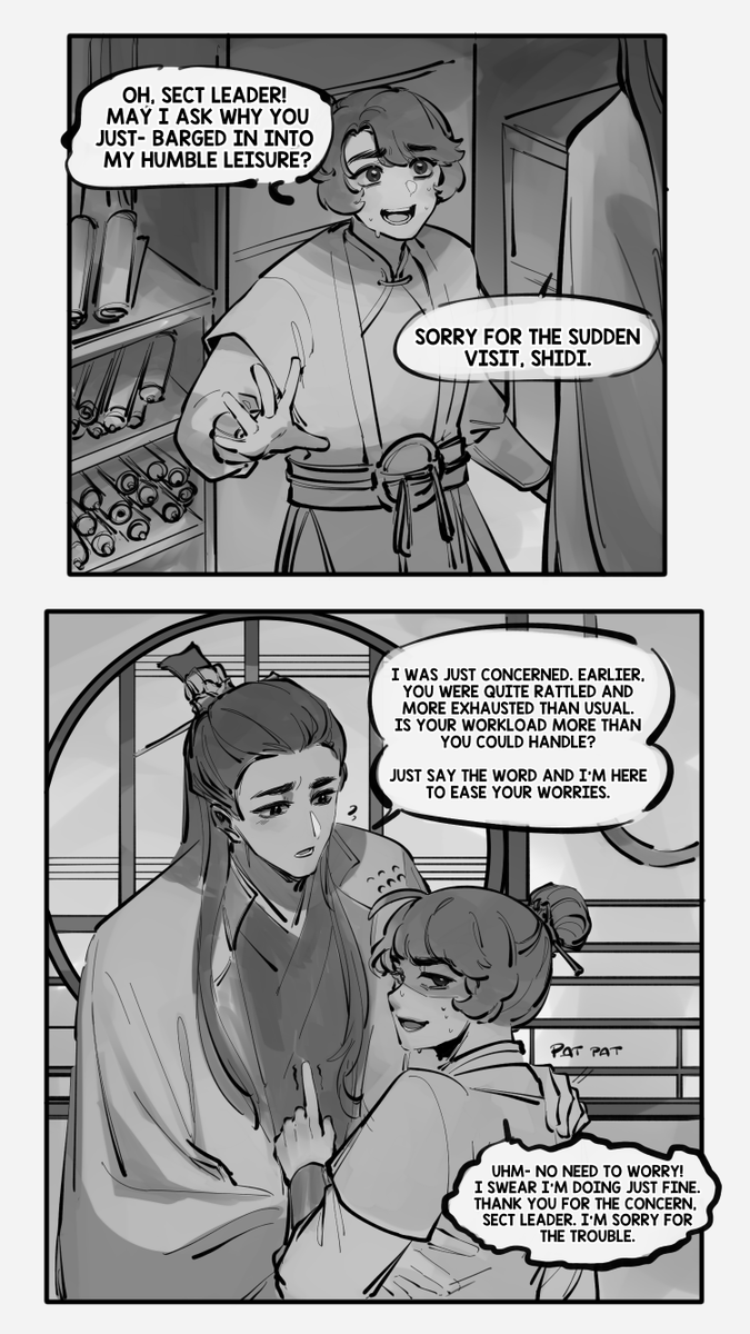stroberineri's tweet photo. I've been obsessed with yqy/sqh lately. here's a quick comic i made :3
1/3 https://t.co/wsAt9N1tUY