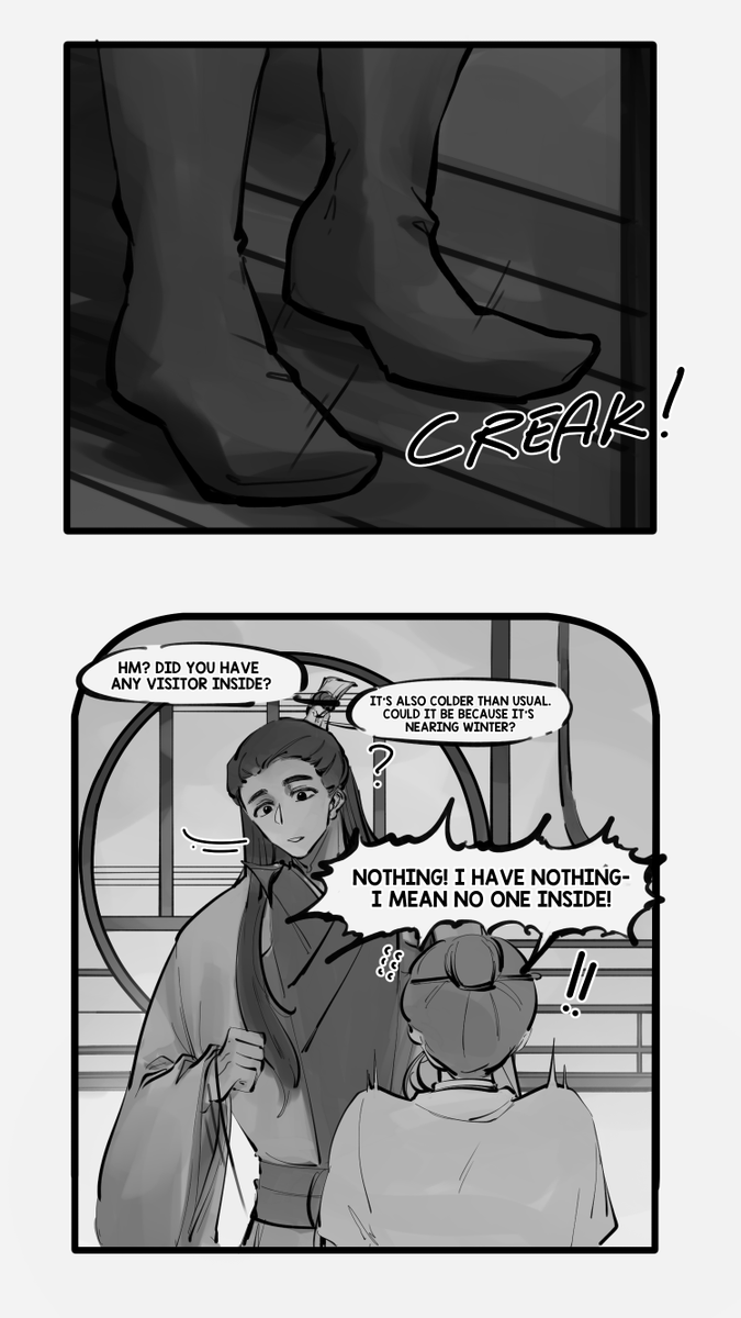 stroberineri's tweet photo. I've been obsessed with yqy/sqh lately. here's a quick comic i made :3
1/3 https://t.co/wsAt9N1tUY