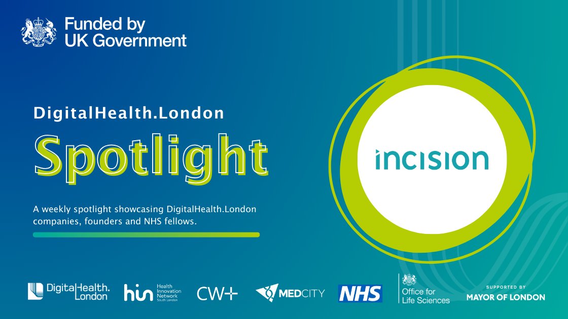 "Our ambitious goal is to improve surgical care at 10,000 clinics by 2030."

This week, the #DHLSpotlight is on #DHLAccelerator company #Incision, who supports surgical teams to capture critical workflows with their digital platform! 💡

Read more: digitalhealth.london/digitalhealth-…