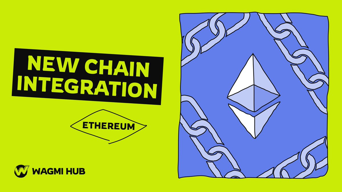 WagmiHub's tweet photo. 💎 Ethereum in WAGMI HUB Wallet

🚀 With Ethereum Mainnet which is now integrated into WAGMI HUB Wallet, you’re connected to the home of ERC-20 tokens, iconic memecoins and groundbreaking DeFi projects.

💼 Whether you’re swaping legendary tokens, exploring memecoins, or managing your assets, WAGMI HUB Wallet ensures a seamless and secure experience in the ecosystem that continues to shape the future of blockchain.

😎 Your gateway to Ethereum ecosystem is just a click away – dive in with WAGMI HUB Wallet now!