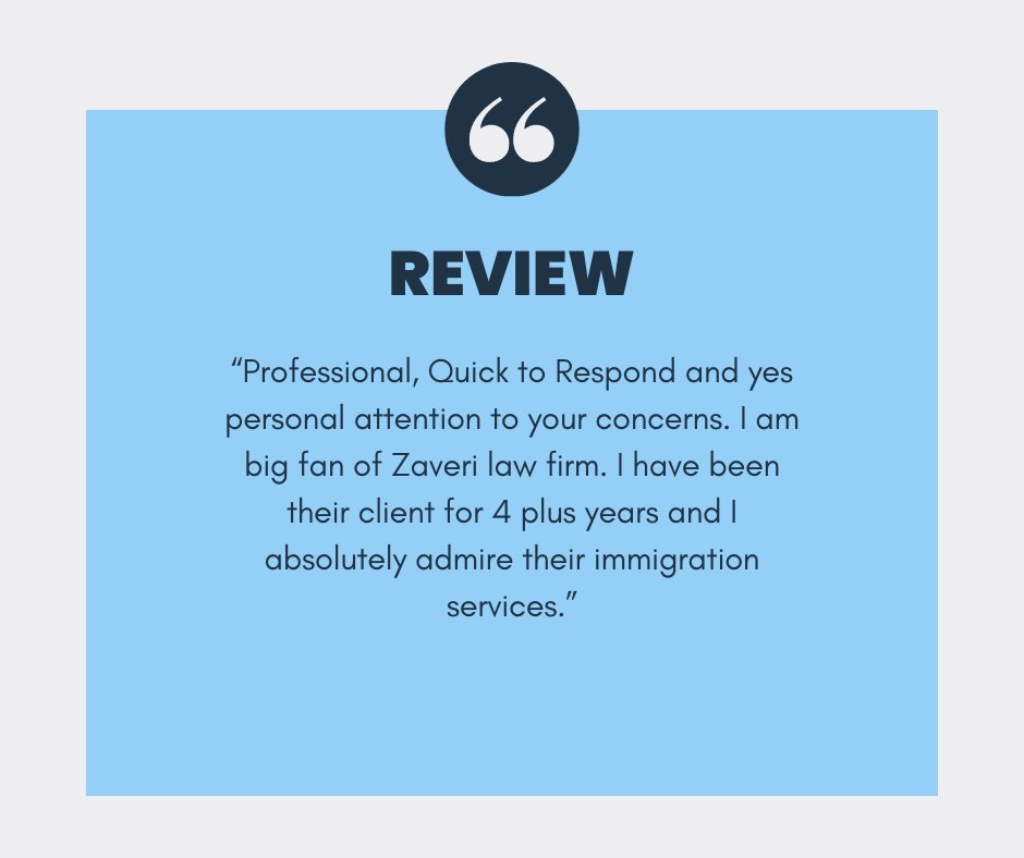 ZaveriLawFirm's tweet image. From residency to citizenship, discover how our clients transformed their lives with our guidance. Visit our website to learn more about our services. 
#PathToCitizenship #Client

bit.ly/4clcdZC