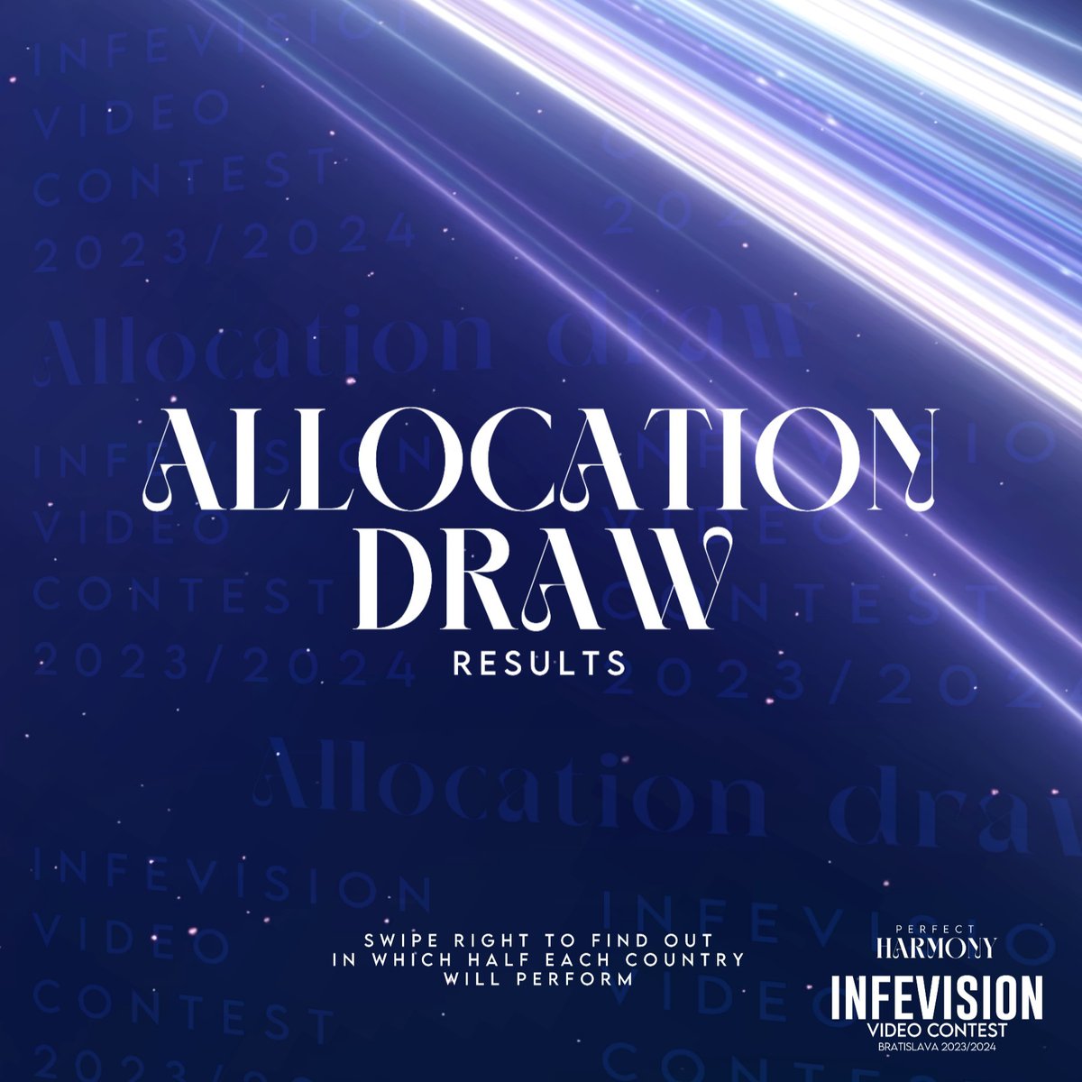 infevision's tweet image. The Allocation Draw of the 2023/2024 @INFEVision Video Contest has taken place last week-end as part of the Opening Ceremony of the INFEVision season!

After the draw has been done, this is how each country will be performing in the Grand Final of the 2023/2024 edition of the…