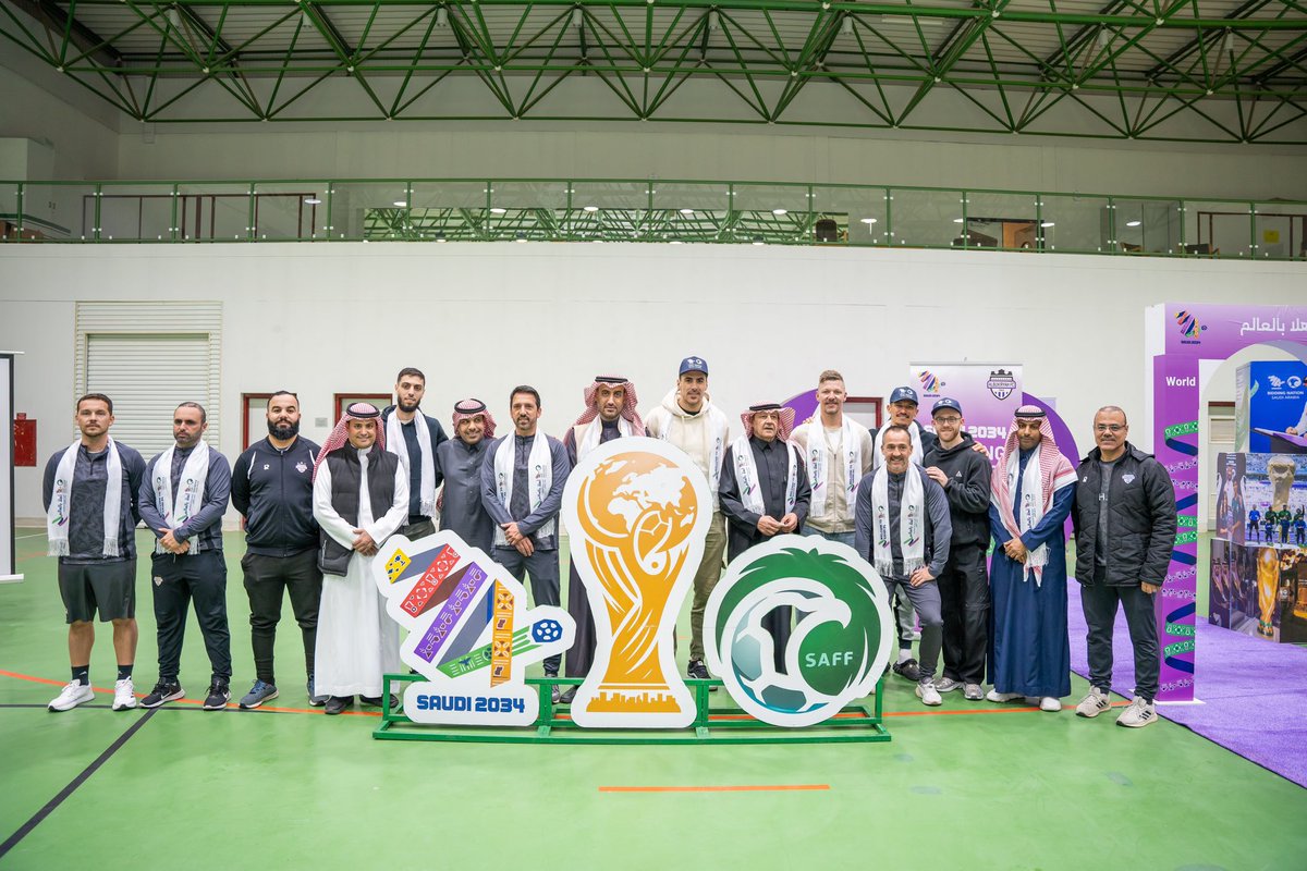Albukiryah_Eng's tweet photo. ๐ธ| A glimpse of #Albukiryah_Club celebrating Saudi Arabia hosting the #WorldCup2034 ๐๐ธ๐ฆ
#WelcomeWorld ๐
#Albukiryah https://t.co/bHW1sOw3x6