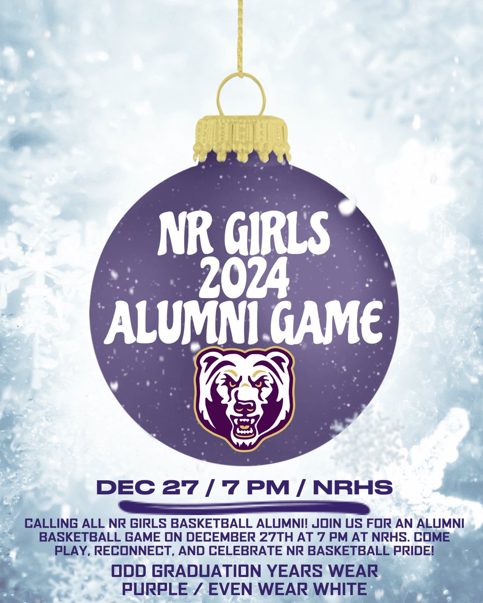 2024 alumni game is right around the corner! Fill out the Google form forms.gle/e8rS2z3xqvB2Qs…