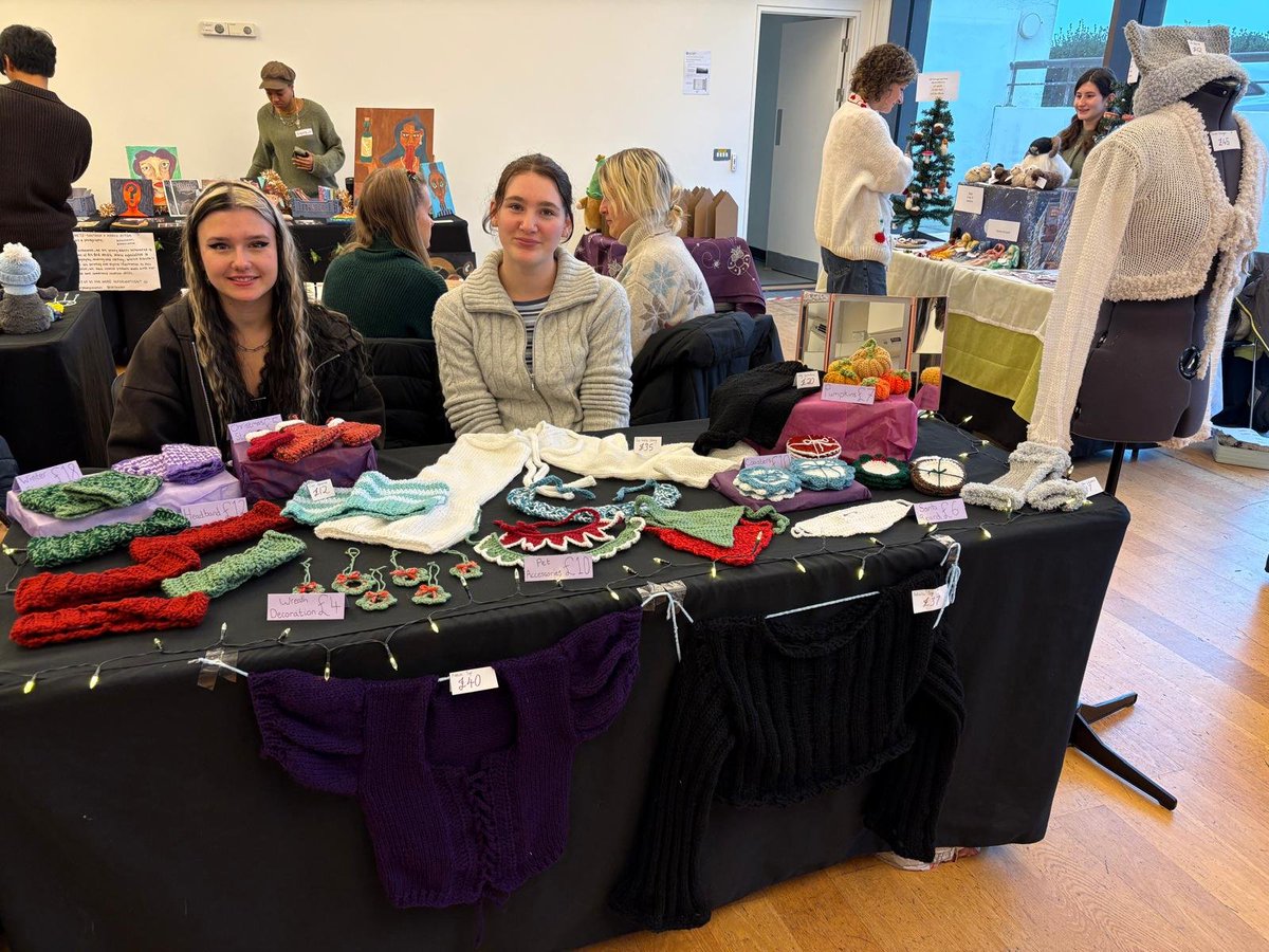 Bexhill College (@bexhillcollege) on Twitter photo The Rother Young Creators market at the <a href="/dlwp/">De La Warr Pavilion</a> was a huge success! Our talented fashion students, Jamine Tortello-Myers and Scarlet Manktelow showcased and sold their beautiful hand-knitted and crochet items.
#BexhillCollege #OutstandingCollege #OutstandingOpportunities The Rother Young Creators market at the <a href="/dlwp/">De La Warr Pavilion</a> was a huge success! Our talented fashion students, Jamine Tortello-Myers and Scarlet Manktelow showcased and sold their beautiful hand-knitted and crochet items.
#BexhillCollege #OutstandingCollege #OutstandingOpportunities