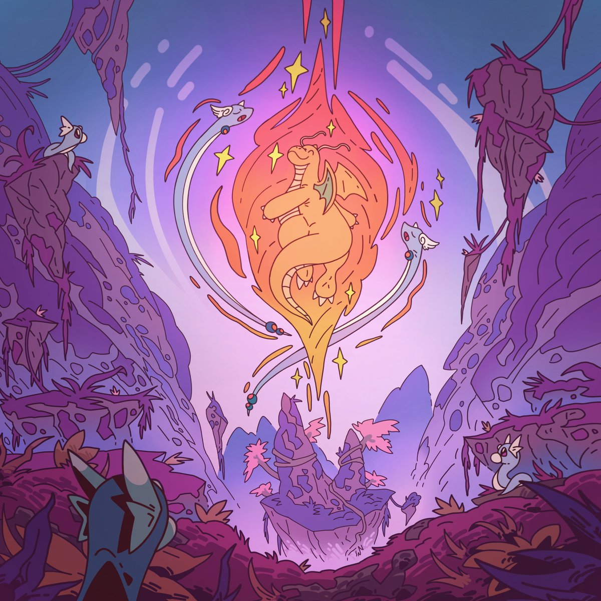 Cioxmon's tweet image. Dragonite's dragon dance! #Pokemon