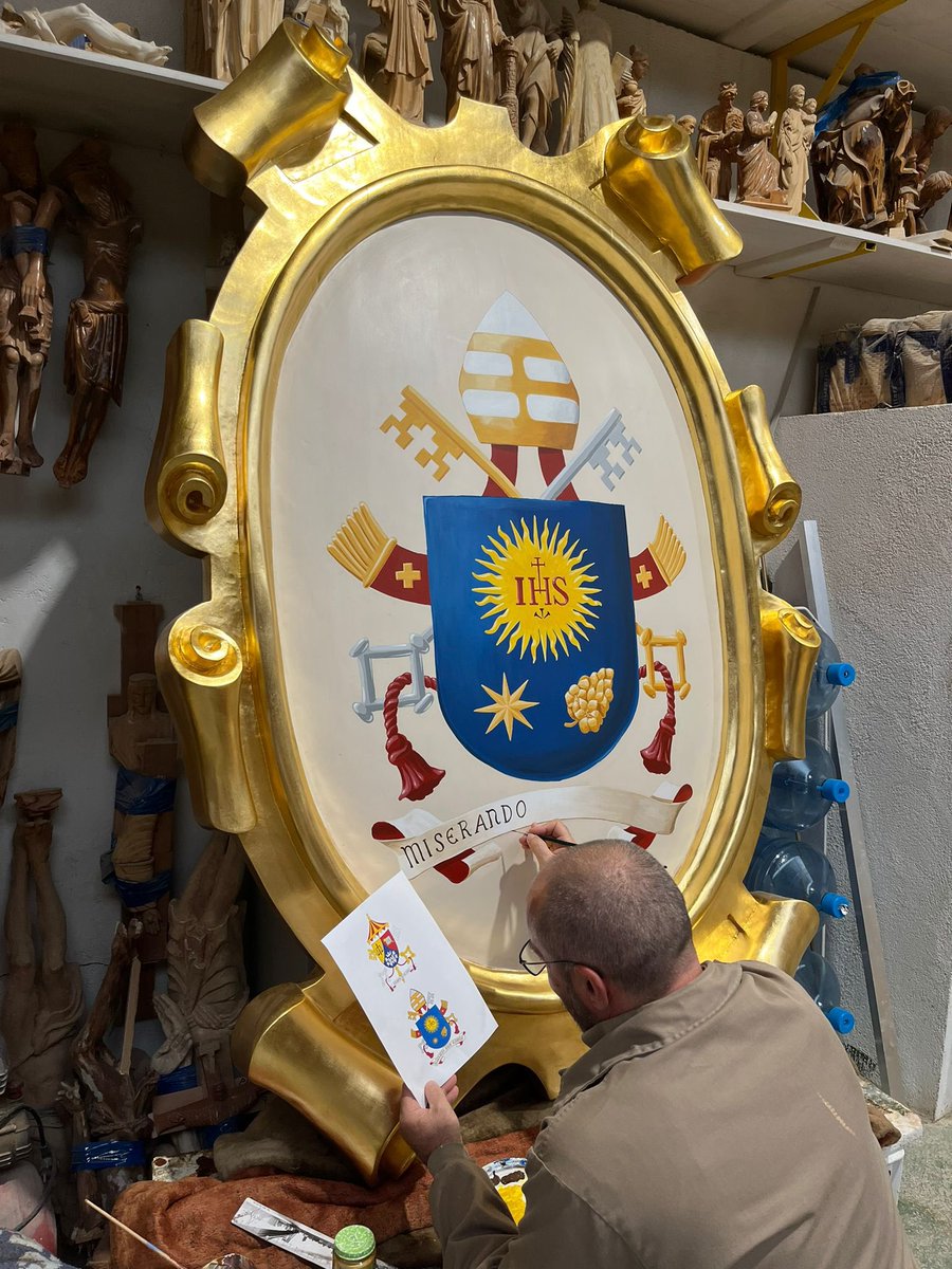 MartinezHorche's tweet photo. Cartelas para la Basílica de Liria en Valencia https://t.co/2xPWEkSMQm