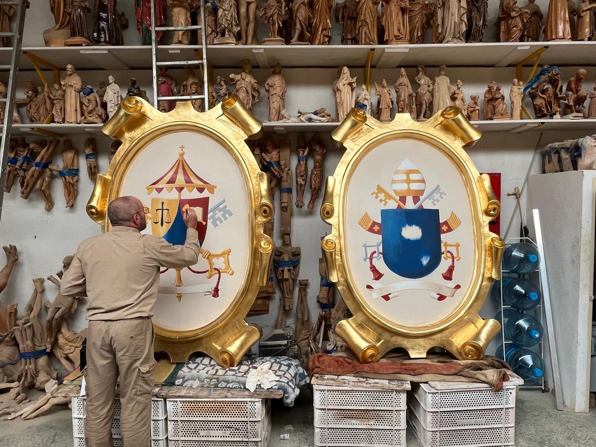 MartinezHorche's tweet photo. Cartelas para la Basílica de Liria en Valencia https://t.co/2xPWEkSMQm