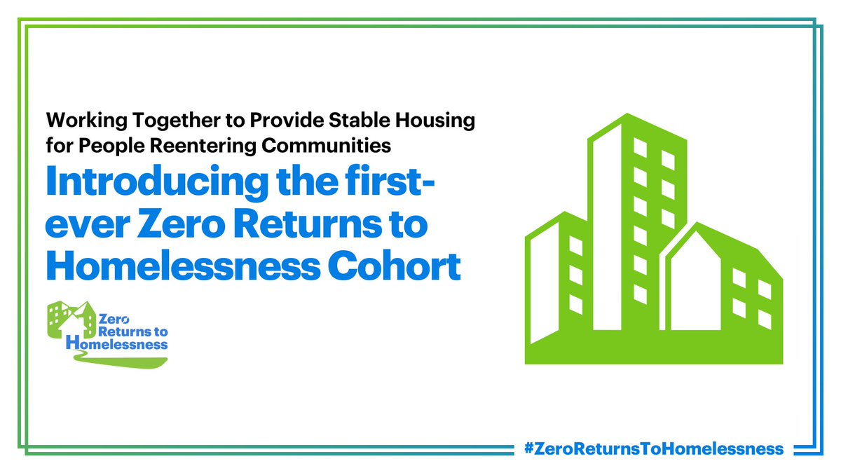 We’re proud to partner w/ <a href="/CSHInfo/">CSH</a> to announce the #ZeroReturnsToHomelessness Cohort! These teams will develop lasting solutions for stable reentry housing. Congrats to the CSKT Tribal Defenders Office, <a href="/IDOCalert/">Idaho Department of Correction</a>, <a href="/WeAreLMDC/">Louisville Metro Department of Corrections</a>, <a href="/MichiganDOC/">MichiganDOC</a>, Natrona County (WY), &amp; <a href="/ORCorrections/">ORCorrections</a>!