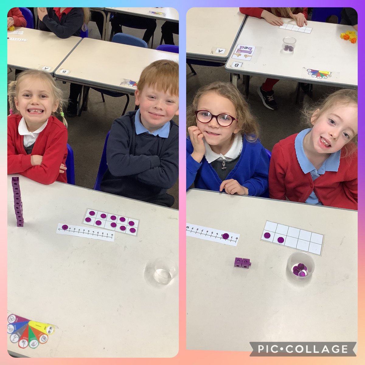 Y1AngramBank's tweet photo. In Maths we have been representing numbers within 10 in a variety of different ways. https://t.co/Mr6CNfo9HS