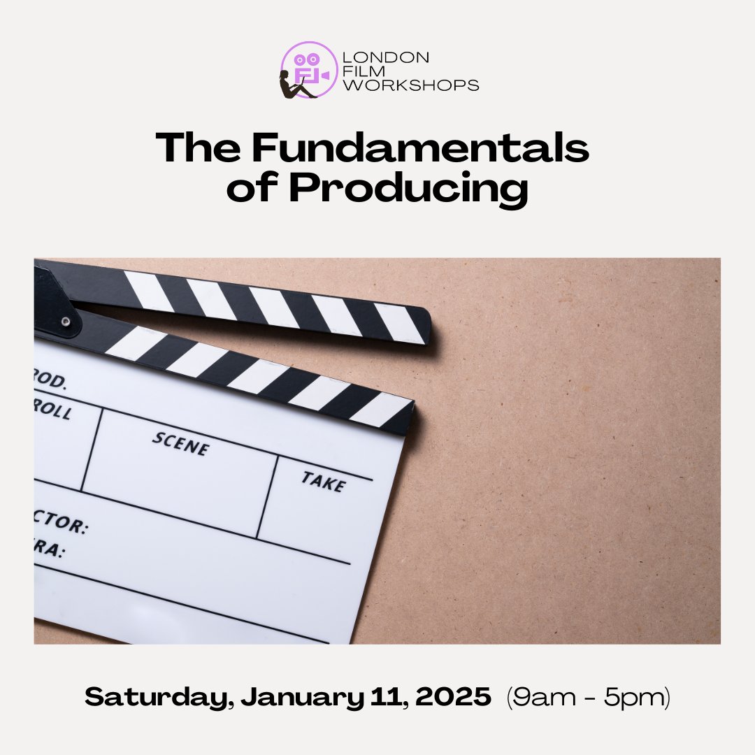Join us on Saturday, January 11 at <a href="/innoworksldn/">Innovation Works</a> to learn the essential steps to produce a film, from breaking down the script and securing financing to production and navigating distribution. Register here: heyor.ca/VzJPrQ
