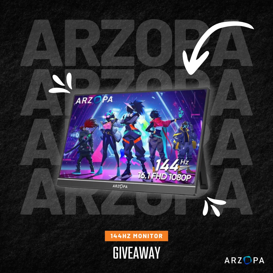 xph4ntomz's tweet photo. SORTEO x1 MONITOR GAMING 🖥️🎁

PARA PARTICIPAR:

➡️ Sigue a @arzopa y @xph4ntomz
➡️ Like + Retweet
➡️ Menciona a tu duo

¡Termina el 23/12, mucha suerte! 🍀 https://t.co/zCErFNyMx5