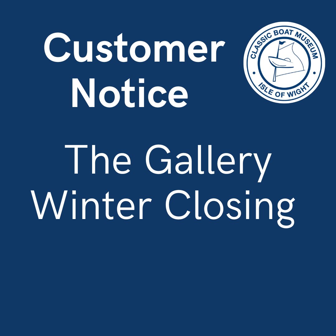 Tomorrow Tuesday 17th December it is the Gallery's last day for a short winter closure. Open 10am to 1pm with last entry at 12.30. We will re-open on January 10th 2025. 
.
.
.
#classicboat #boatmusuem #isleofwight