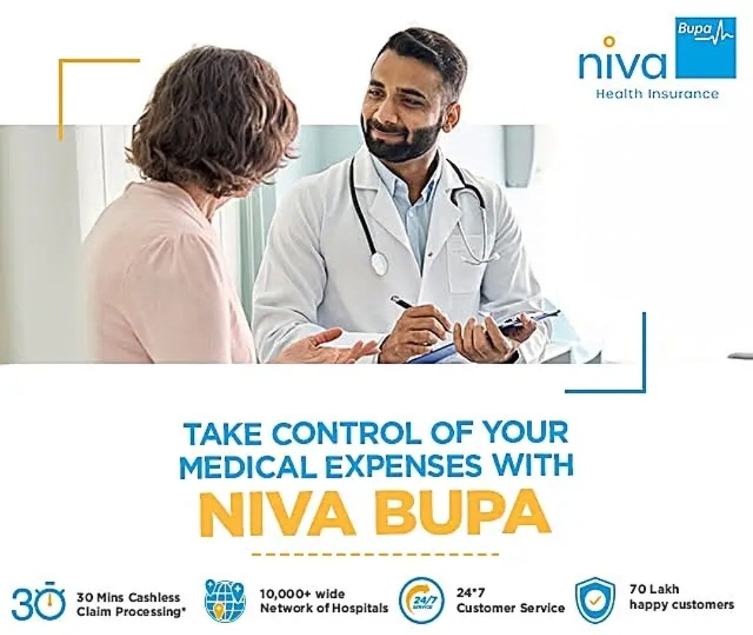 KoushikPyne's tweet photo. Secure their health with Niva Bupa Health Insurance

* Cashless Claims Processed in 30 mins
* 10000+ Network Hospitals
* 24x7 Customer Service
* 1M + Claims Processed
* Call Me : 7478005400 https://t.co/g2VTdsQ5dp