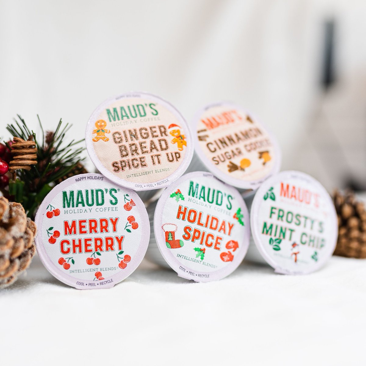 Shop our Holiday Variety Pack with delicious flavors like Merry Cherry and Frosty's Mint Chip while supplies last. 🎁☕