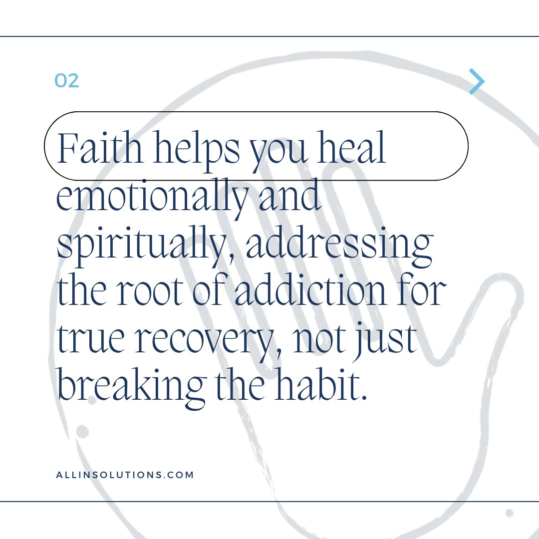 allinbehavioral's tweet image. At All In Solutions, our Faith-Based Recovery Program offers a path to healing through strength, faith, and support. Recovery is not just about overcoming addiction, but about rebuilding your life with purpose and peace.🙏✨ 

#FaithBasedRecovery #HealingWithFaith #AllInSolutions