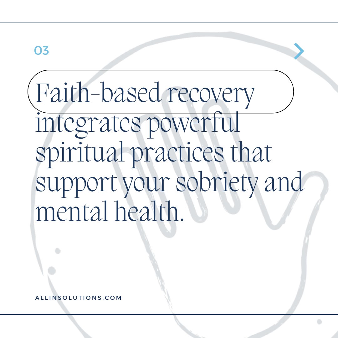 At All In Solutions, our Faith-Based Recovery Program offers a path to healing through strength, faith, and support. Recovery is not just about overcoming addiction, but about rebuilding your life with purpose and peace.🙏✨ 

#FaithBasedRecovery #HealingWithFaith #AllInSolutions
