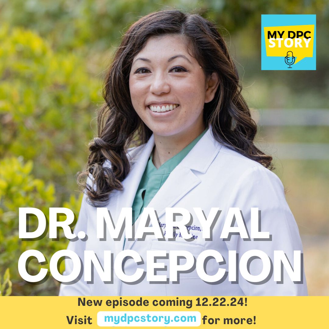 MyDPCStory (@mydpcstory) on Twitter photo Meet Dr. Maryal Concepcion of Big Trees MD - Arnold, CA!
Tune in on 12.22.24 at mydpcstory.com to hear about her #DPC experience!!
For more #DPC info, please visit dpcnews.com! Meet Dr. Maryal Concepcion of Big Trees MD - Arnold, CA!
Tune in on 12.22.24 at mydpcstory.com to hear about her #DPC experience!!
For more #DPC info, please visit dpcnews.com!