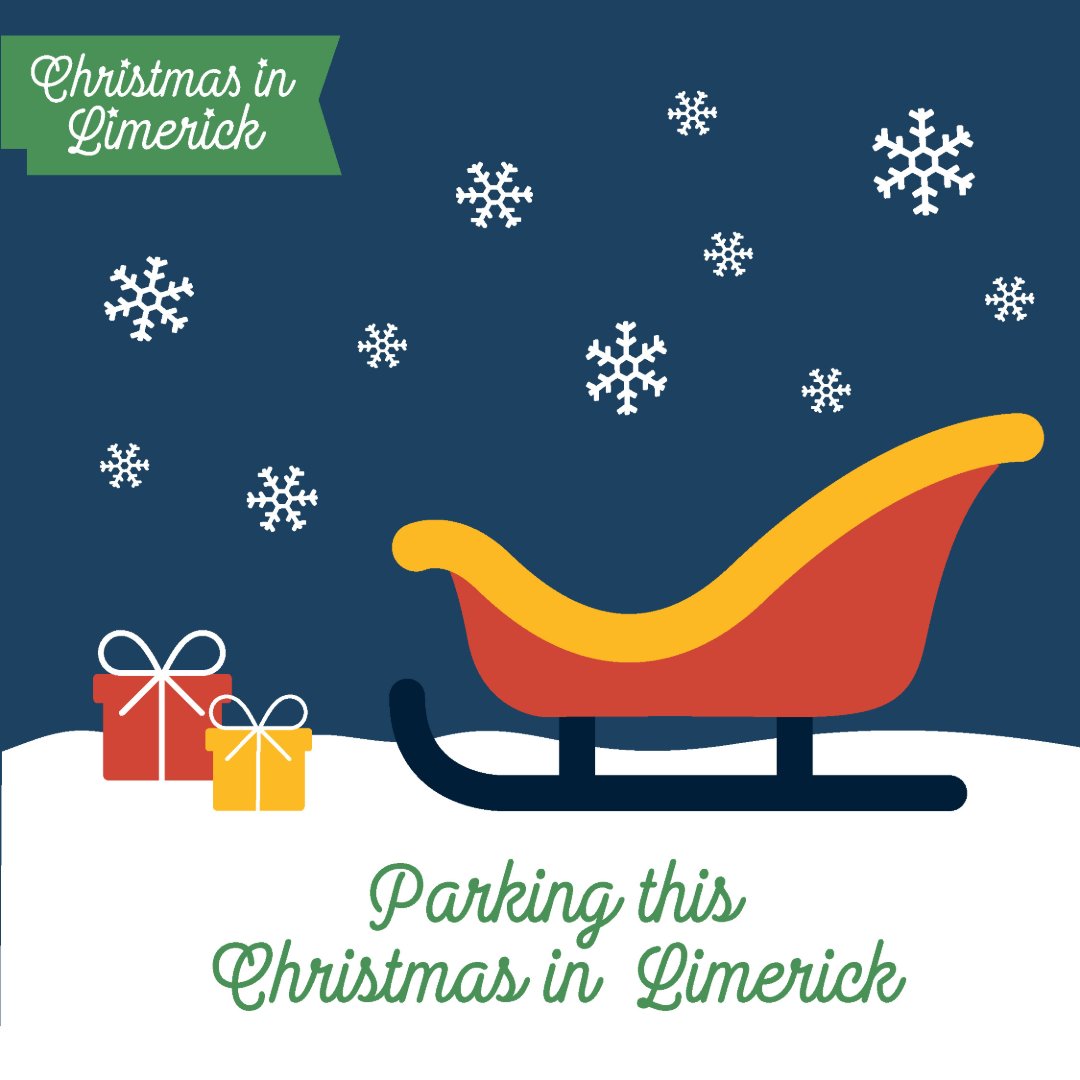 Parking in Limerick🚗 

🎅 FREE parking at Limerick Council Car Park

🚙 On-Street Parking
Over 4,000 spaces in Limerick City

🅿️ In Abbeyfeale, Kilmallock &amp; Newcastle West
First hour FREE

➡️ Digital guide for specific times and information: brnw.ch/21wPrWm