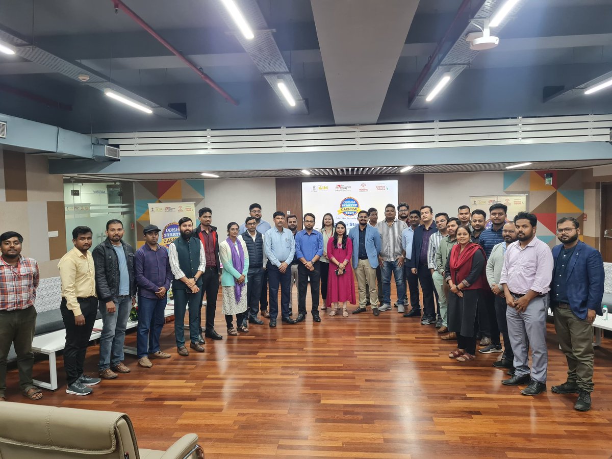 The "B2G Opportunities with Startups" program organized today at O-hub during Odisha Startup Carnival in collaboration with <a href="/AtalNit/">AIC-Nalanda Institute of Technology Foundation</a> .This is designed with an aim to foster collaboration between startups and government.

#Startups #ohub #innovation #collaboration #ecosystem