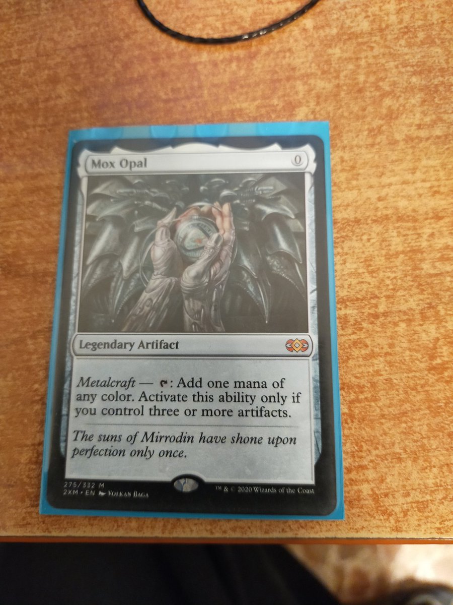 Welcome back my old friend!
#MagicTheGathering #Affinity  #hardenedscales
