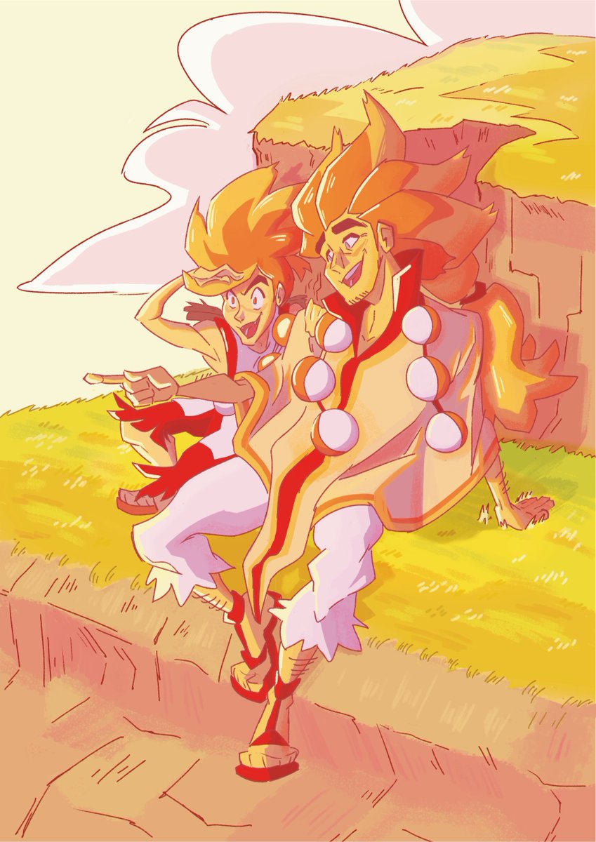 my piece for <a href="/HallofFameZine/">Hall of Fame Zine 🌟 Leftovers CLOSED!</a>  !! cool grandpa moment 😎

today (dec 16th) is the last day for leftover sales so go check out some extremely cool champion stuff! :D

#Pokemon