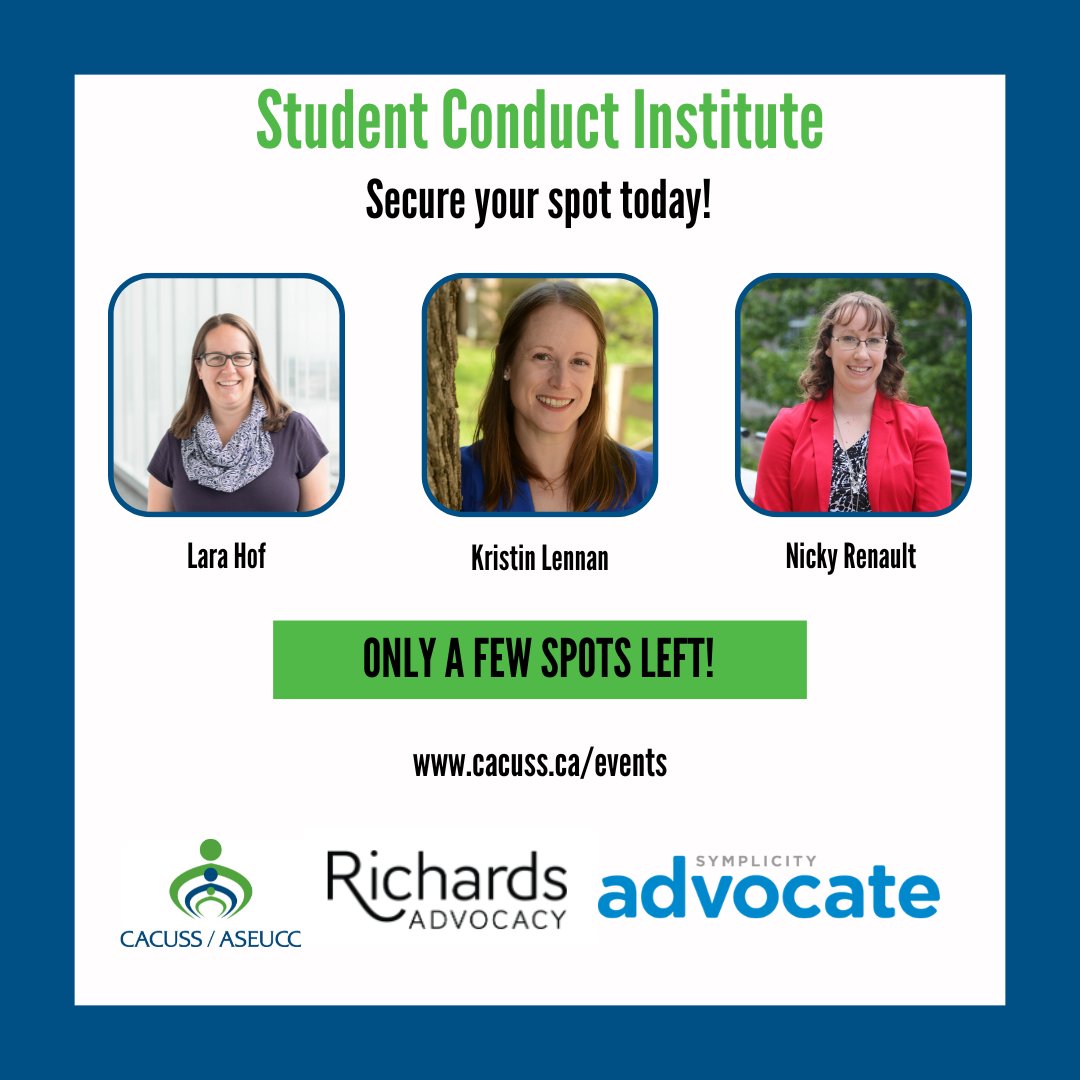 CACUSS/ASEUCC tweet media