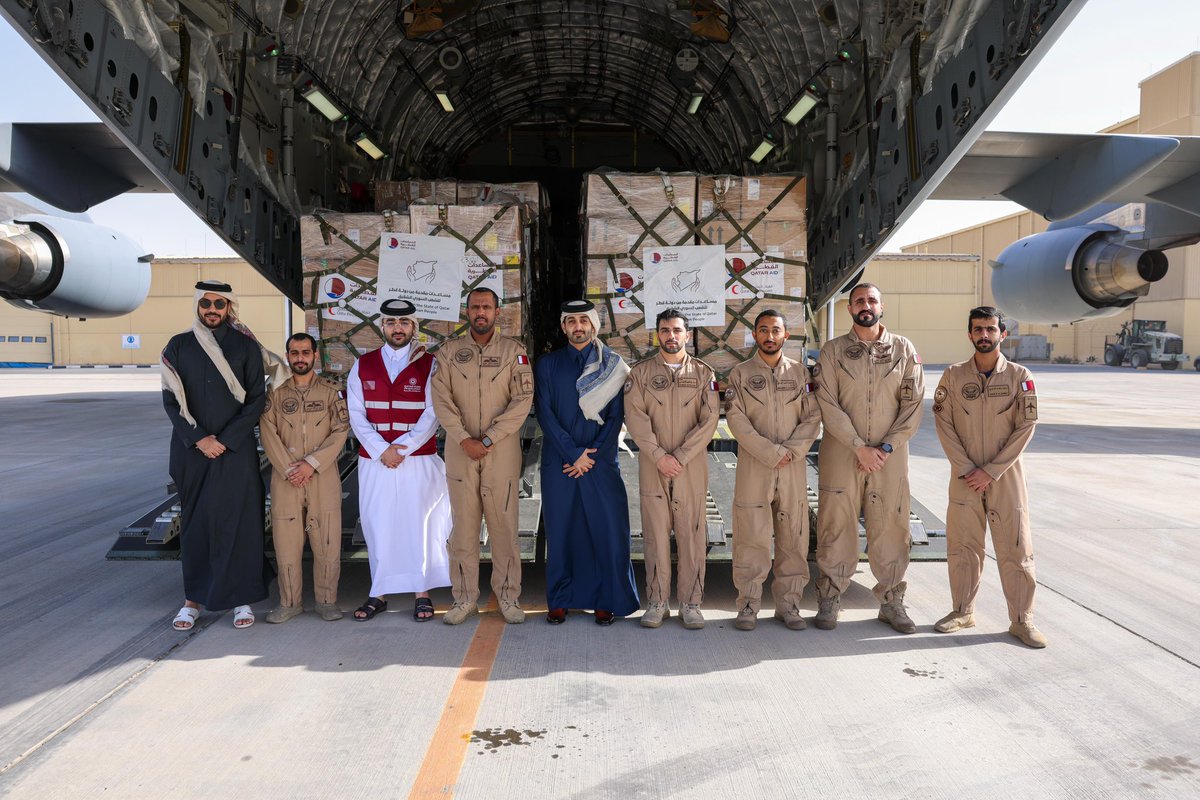 MofaQatar_EN's tweet photo. Qatari Aircraft Arrives in Gaziantep Carrying Humanitarian Aid to Syria

#MOFAQatar https://t.co/yuB3wTTvLS