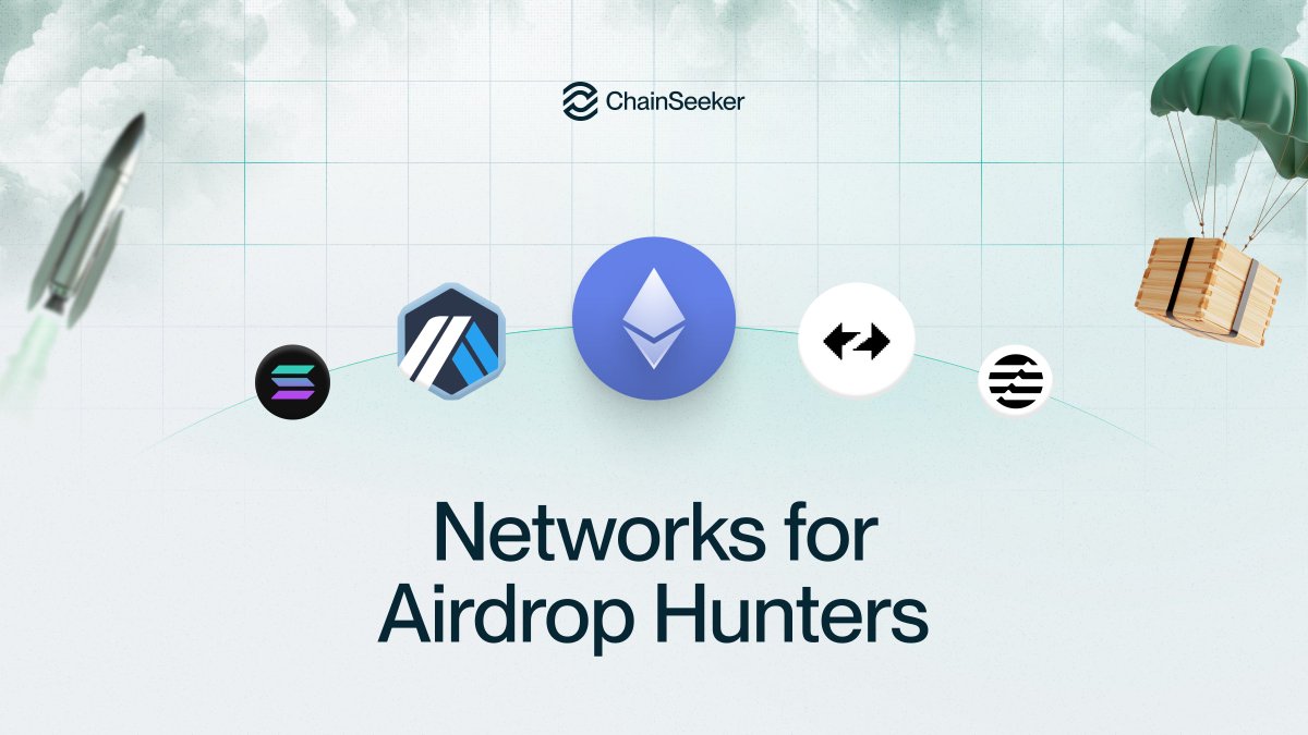 Not all blockchains are equal when it comes to airdrops. Here are the top 5 networks with the most activity:  

1️⃣ Ethereum: Still the king, with frequent drops on Layer 2 projects.  
2️⃣ Arbitrum: Layer 2 with massive past drops and ongoing opportunities.  
3️⃣ zkSyn*: The future