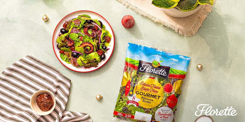 Florette_es's tweet photo. ¡Las fiestas ya están aquí! 🎉🎄 Y no hay mejor acompañante para tus comidas especiales que nuestros Primeros Brotes Gourmet Edición Fiestas ¡perfectos para llenar tu mesa de sabor! 
#Florette #FloretteLover #Fiestas #PrimerosBrotes #GourmetEdiciónFiestas https://t.co/xkkVsnGHKC
