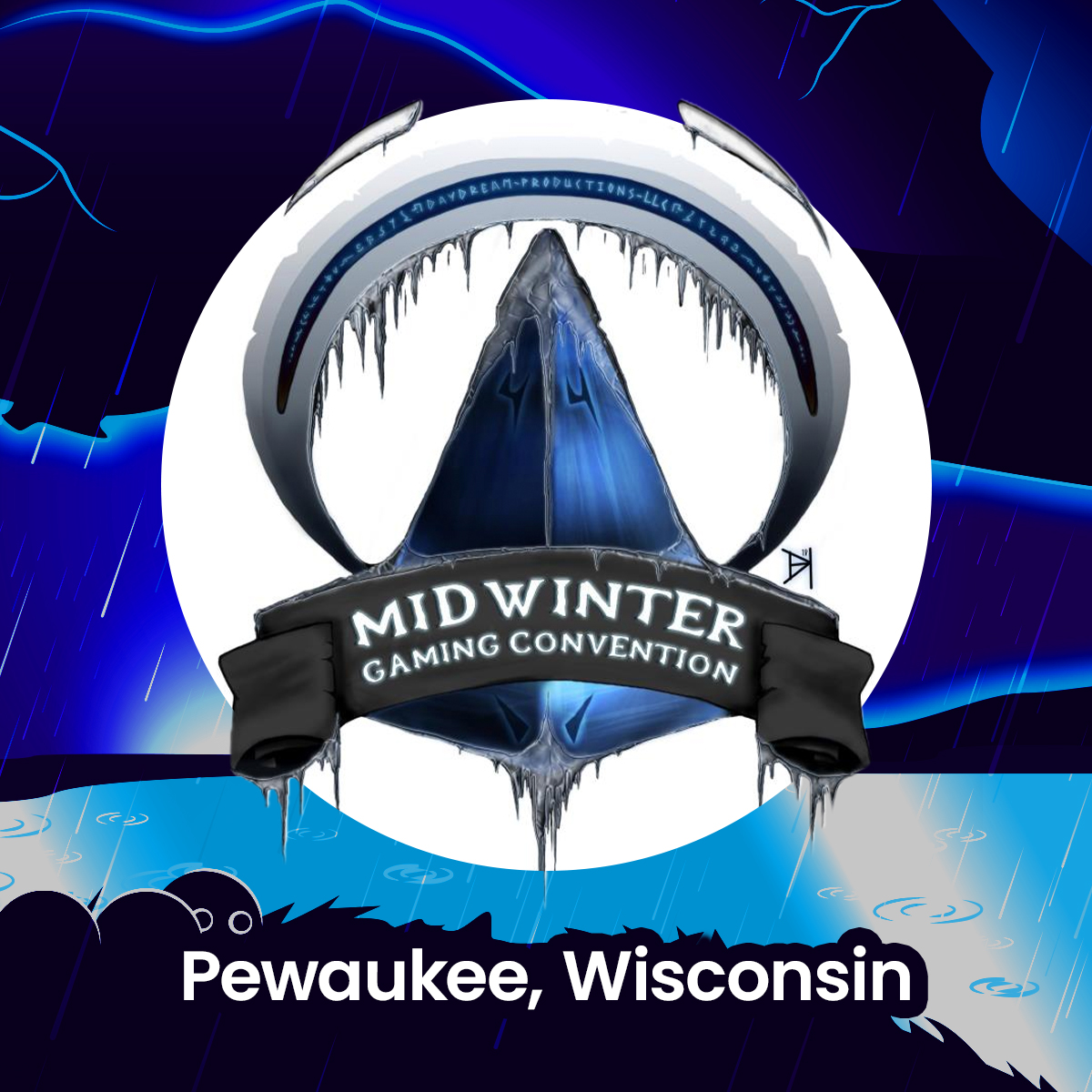 Waysturpg's tweet image. Please join Wayward Studios at the Midwinter Gaming Convention from 1/9/25-1/12/25. We will have a vendor table there plus members of the Dark Council will be running sessions for Dungeon Crawl Classics and Horror Cinema Classics! @midwintergaming 
#WaywardStudios #WaywardRising