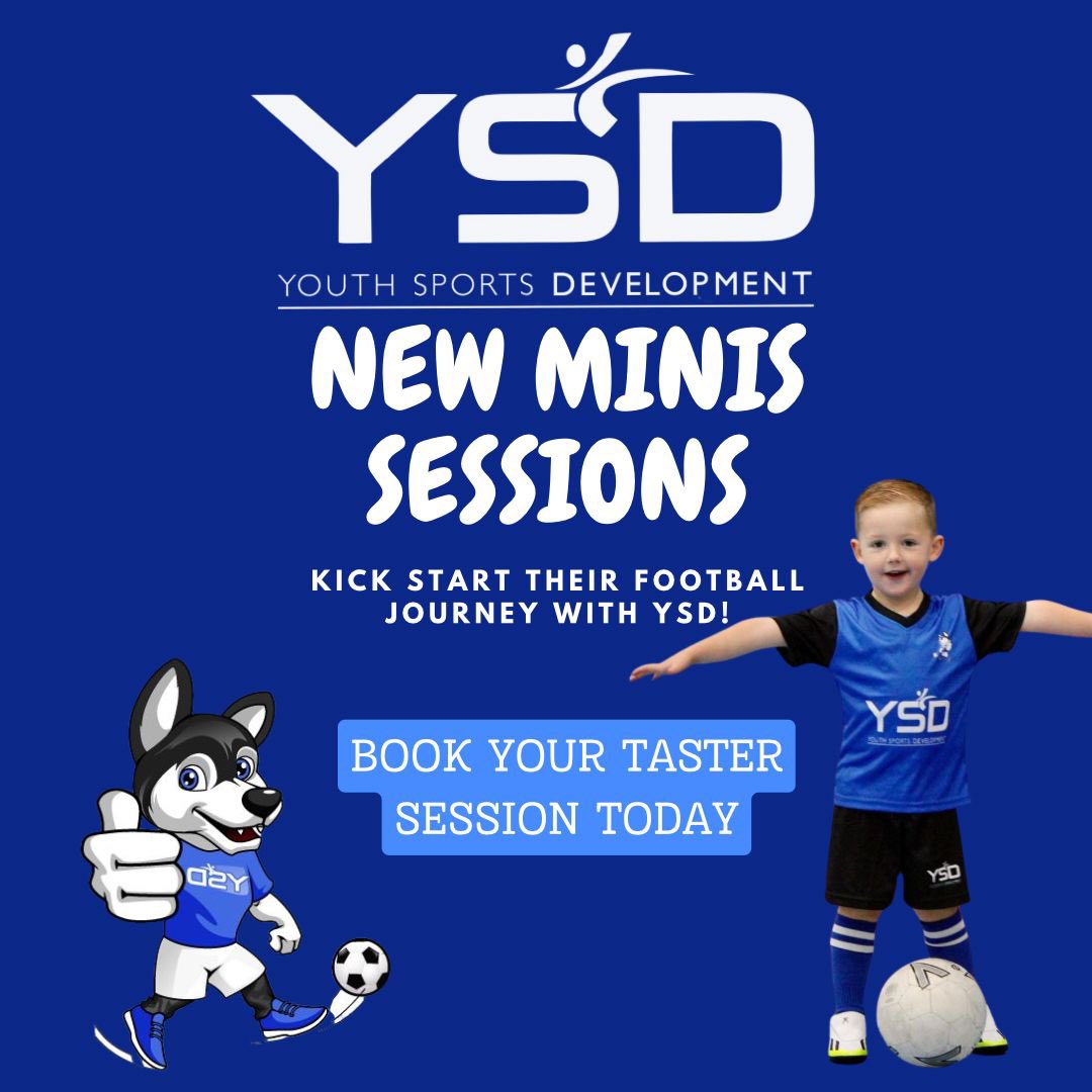 YSDsportsdev's tweet photo. Amazing new football sessions starting in the new year 

Why not come be apart of the YSD tots and minis kickers family 

⚽️🔵 https://t.co/Hnovm6oX4w