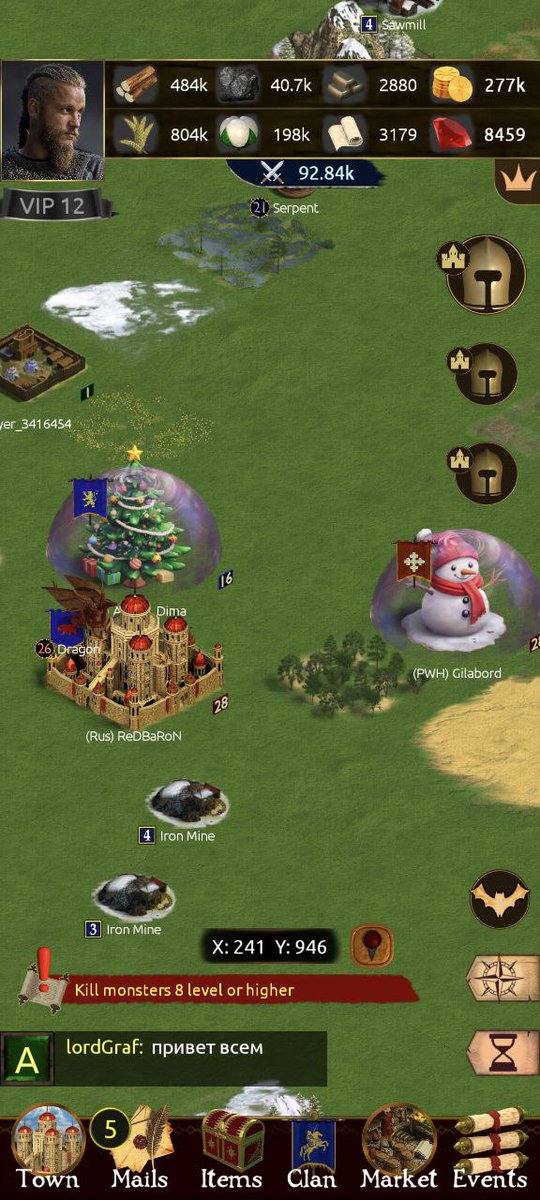 edoriumGame's tweet photo. Hello, everybody! A new update brings winter landscape and new skins for the castles! https://t.co/EFW3znQphw