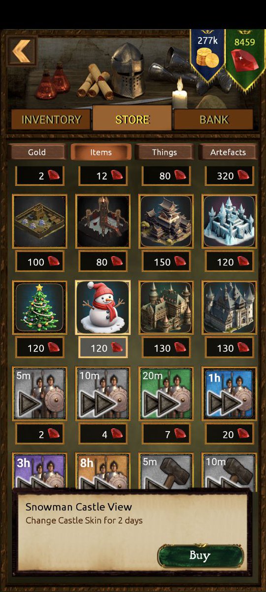 edoriumGame's tweet photo. Hello, everybody! A new update brings winter landscape and new skins for the castles! https://t.co/EFW3znQphw