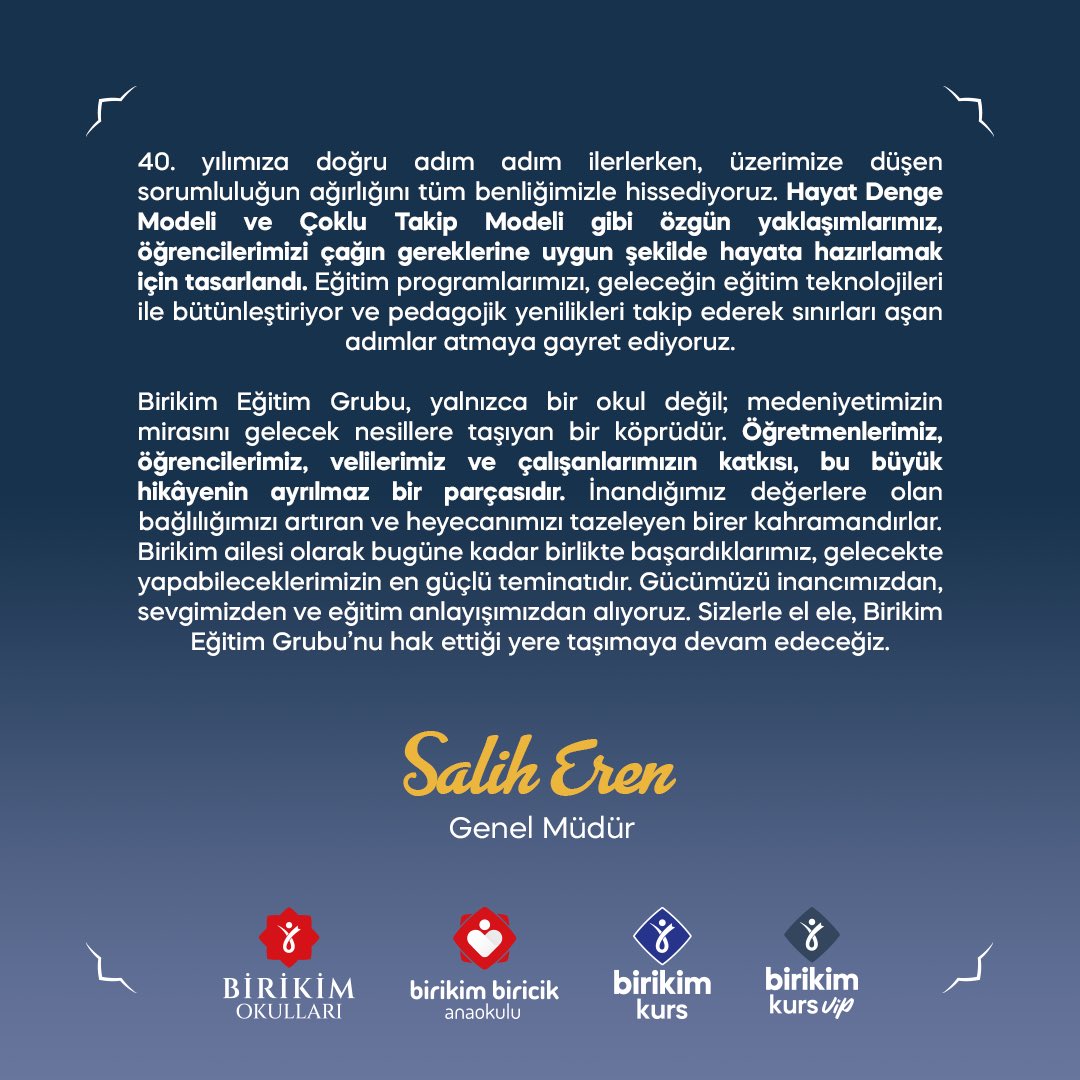 brkmokullari's tweet photo. 30. Yılımızda Yeni Hedefler ve Yeni Vizyonumuz!

#Birikim
#Vizyon
#30.Yıl https://t.co/rchhkXw5kk