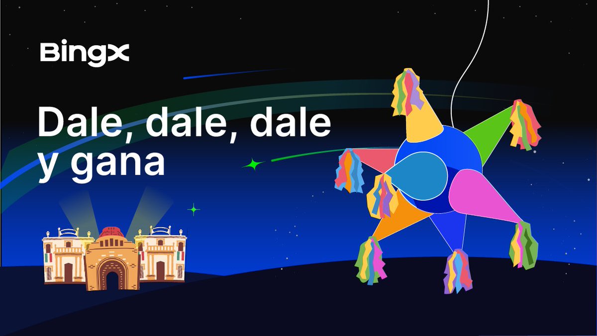 ¡Vengan a romper la #piñata BingXera! 🪅

Sorteos diarios y sorpresa navideña:

🍬 2 bonos de 100 USDT diario hasta el 25
🍭 3 Fondos de Prueba de 30 U el 25

Reglas:
Contesta con tu UID
Síguenos, da RT y 💟 a este tweet