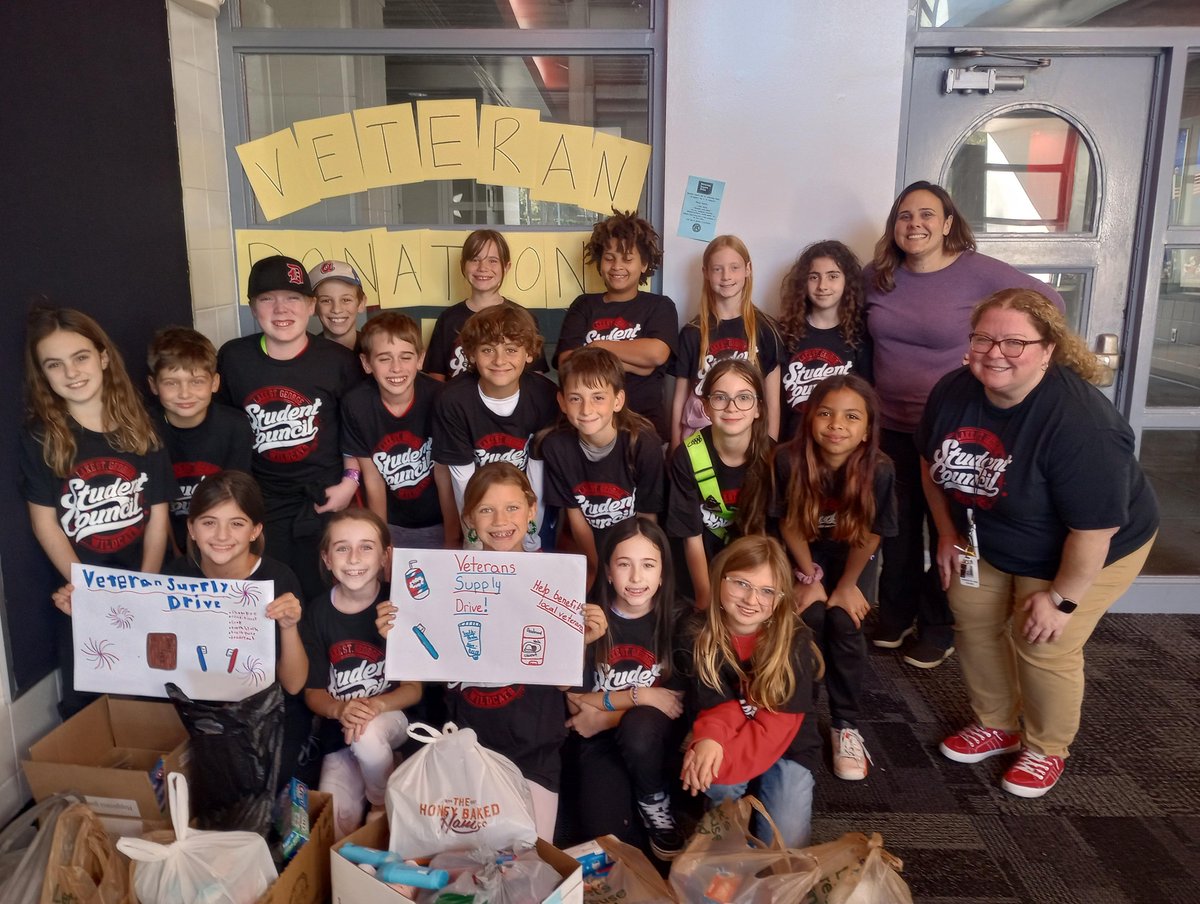 Thank you to the students of the Lake St. George Elementary Student Council for their generous donation of hygiene items to our most vulnerable Veteran populations. The students collected the items as a small token of appreciation for the sacrifices made by those who served.
