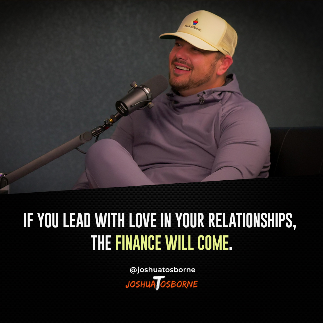 Focus on building relationships with love and intention. 

When you do that, the financial success naturally follows.