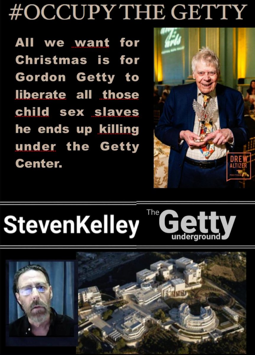 KathrynKS1975's tweet photo. All we want for Christmas is to #occupythegetty!
#gordongetty #openthegettybunker
#forChristmas! https://t.co/27tbm4qQ9R