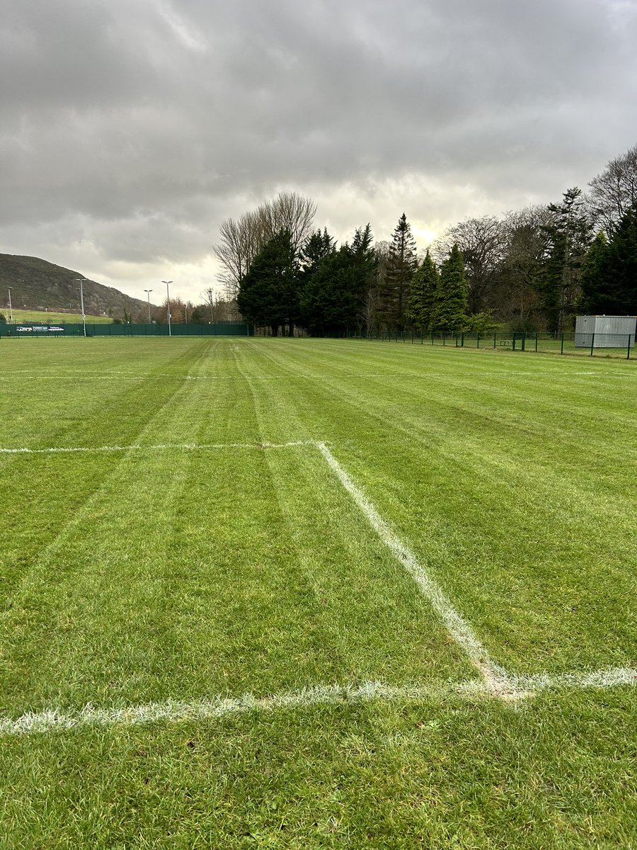 LawncareAs's tweet photo. Aeration carried out for @WestKilbrdeAFC game played over weekend good time to get plenty holes into surface which will help improve drainage, reduce soil compaction and enhanced root growth. https://t.co/ApLz9Ayxrp