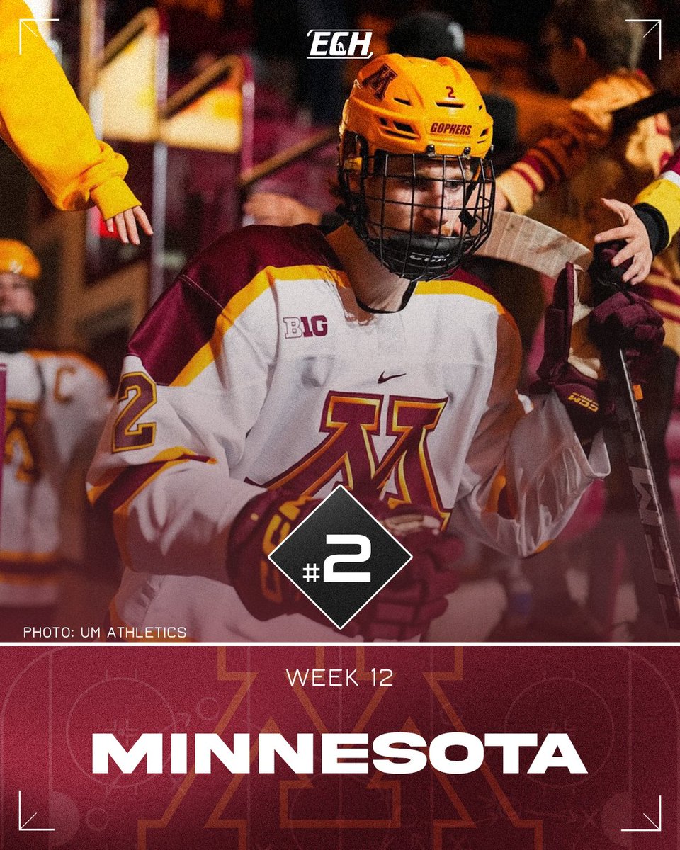 TeamECH's tweet photo. 🚨 NEW ECH Men's Rankings🚨
1. Michigan State
2. Minnesota
3. Denver
4. BC
5. Maine
6. WMU
7. Providence
8. Colorado College
9. Minnesota State
10. Michigan
11. Nodak
12. SCSU
13. UMass Lowell
14. ASU
15. Ohio State
16. Cornell
17. BU
18. UMass
19. Quinnipiac
20. Clarkson https://t.co/XggbsScq4b
