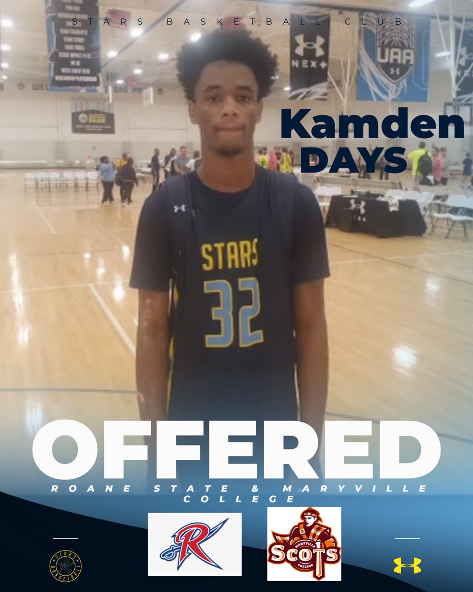 Congratulations to two 2025 players receiving multiple college offers last week.

Ray Mccants received offers from Columbia State, Cleveland State and Missouri State West Plains!

Kamden Days received offers from Roane State and Maryville College!

We’re excited for you both! ⭐️