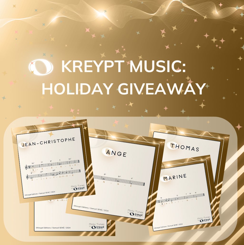 KreyptMusicNFT's tweet photo. 💫 Kreypt Music: Holiday Giveaway 💫

Kreypt Music is proud to announce a special holiday giveaway for our valued community. Like, share, and test your luck to win a unique personalized gift for you and your loved ones!

#Giveaway:
🏆 Win 1 Minty Tunes NFT!

How to Enter:
1️⃣ Follow: @KreyptMusicNFT & @samuelsene_
2️⃣ Like ❤️ | RT 🔄 | Tag 3 frens ✅

⏰ Giveaway ends on December 23rd at 12:00 PM CET.

T&Cs Apply | https://t.co/kNWWIpu6ZS